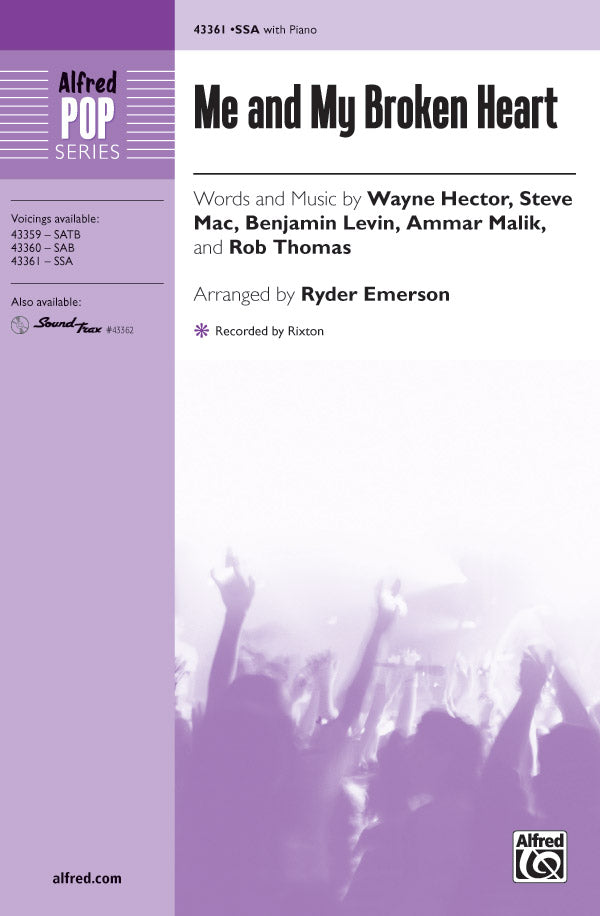 Me and My Broken Heart Sheet Music Preview