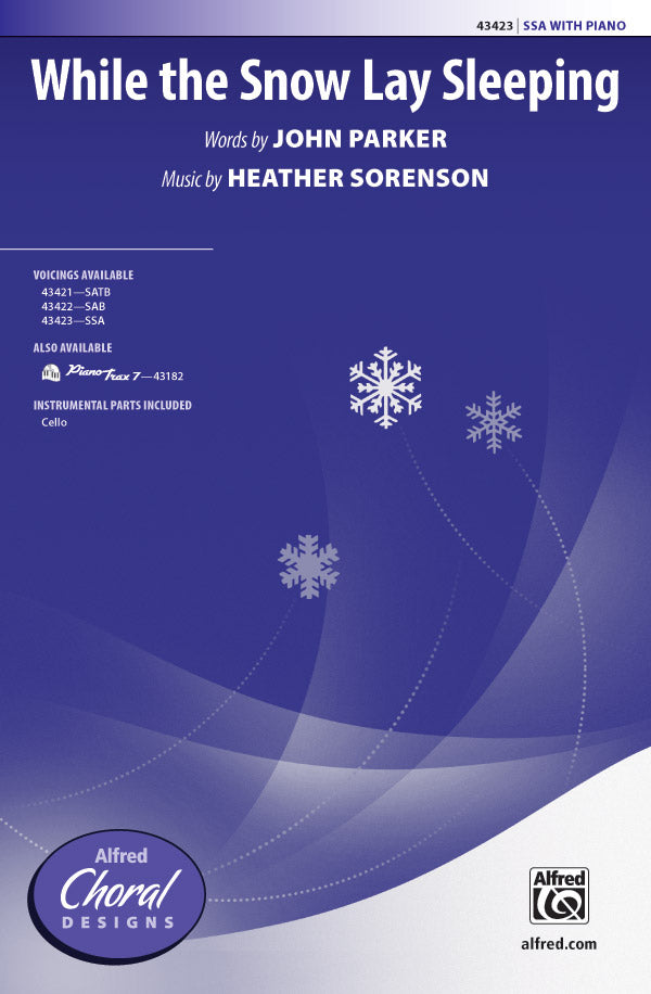 While the Snow Lay Sleeping Sheet Music Preview