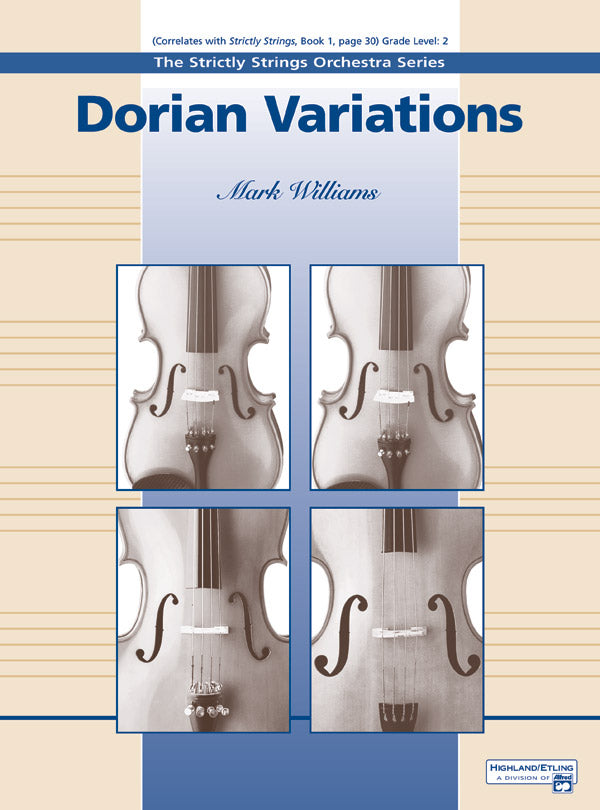 Dorian Variations: 1st Violin Sheet Music Preview