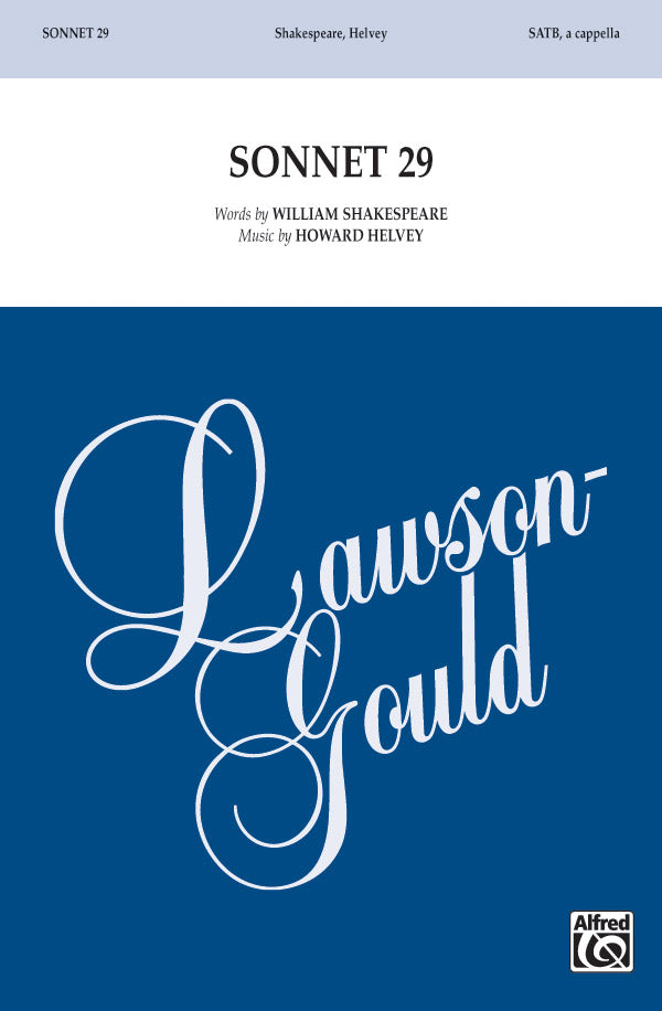 Sonnet 29 Sheet Music Preview
