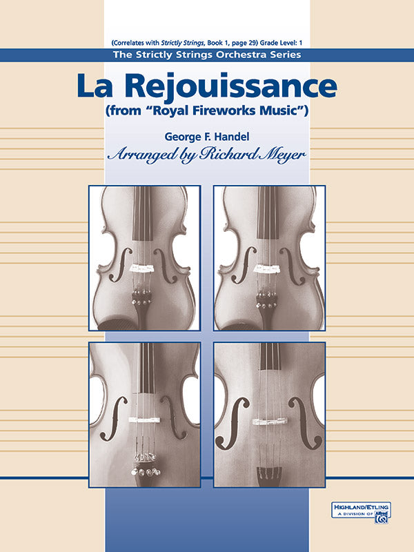 La Rejouissance from the "Royal Fireworks Music" Sheet Music Preview