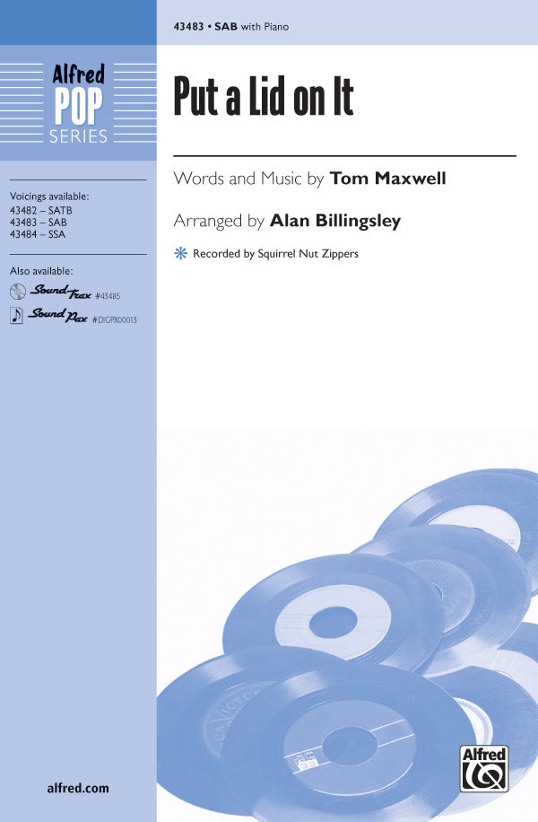 Put a Lid on It Sheet Music Preview