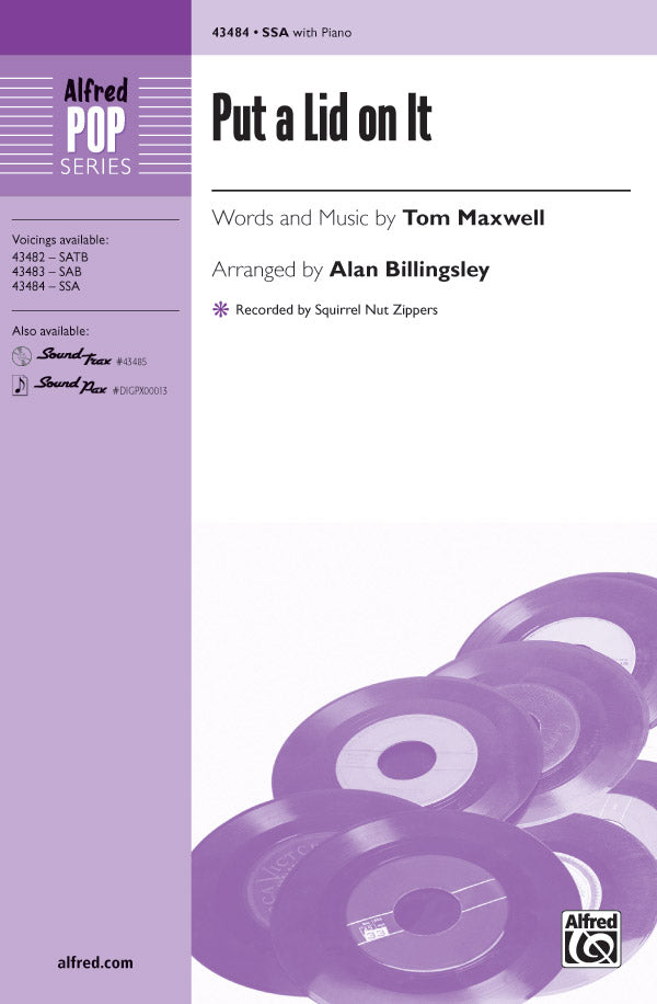 Put a Lid on It Sheet Music Preview
