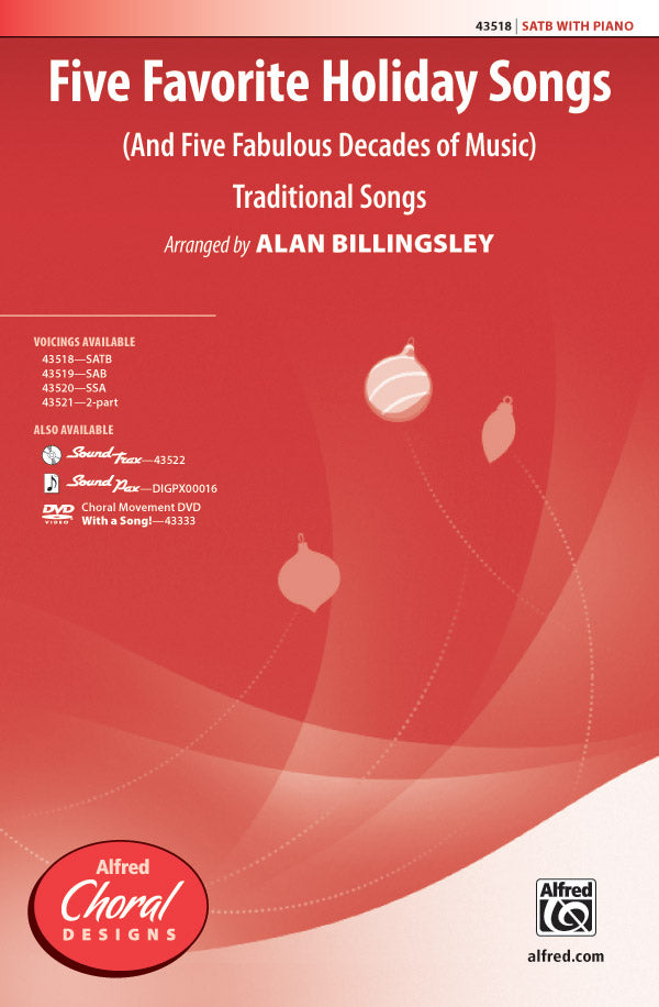 Five Favorite Holiday Songs Sheet Music Preview