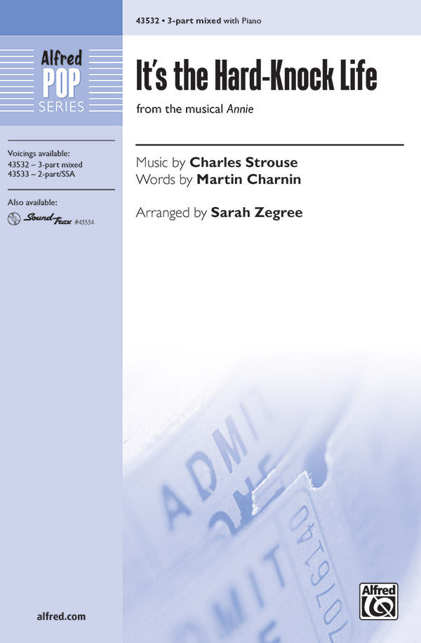 It's a Hard-Knock Life (from the musical <i>Annie</i>) Sheet Music Preview