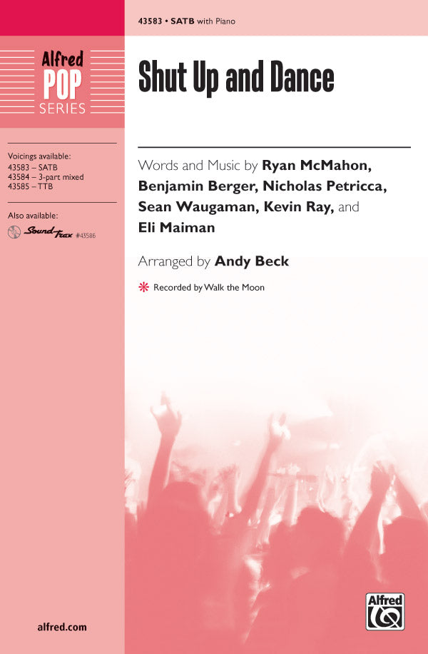Shut Up and Dance Sheet Music Preview