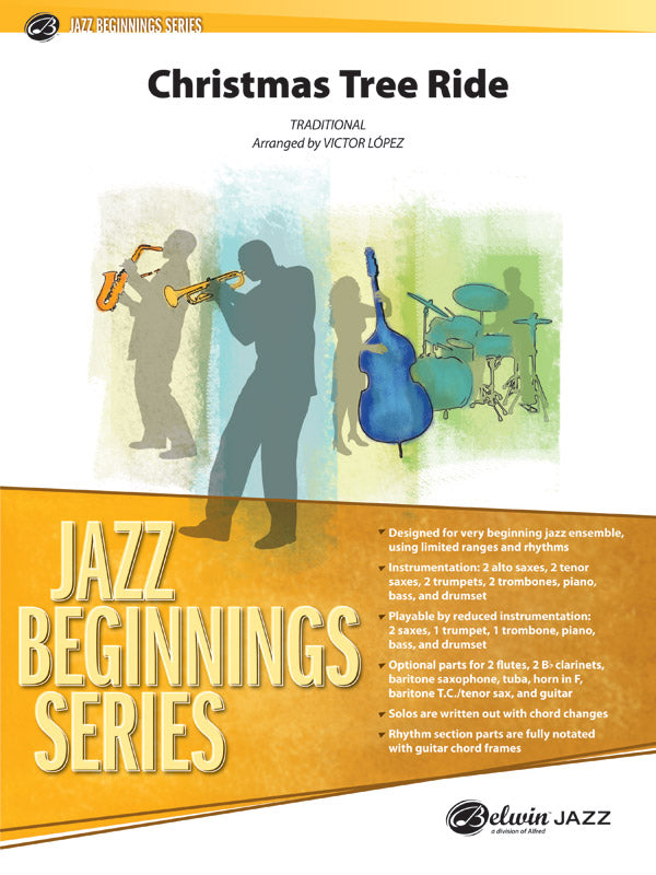 Christmas Tree Ride: 2nd B-flat Trumpet Sheet Music Preview