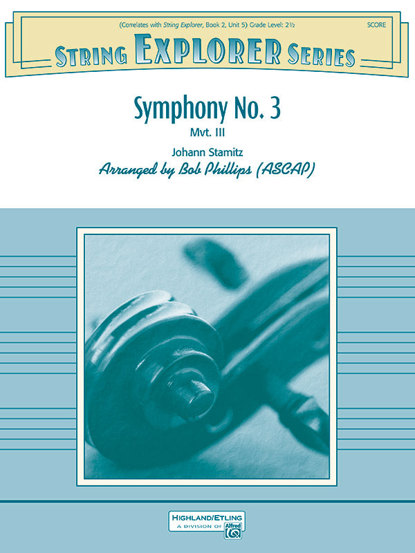 Symphony No. 3: Score Sheet Music Preview