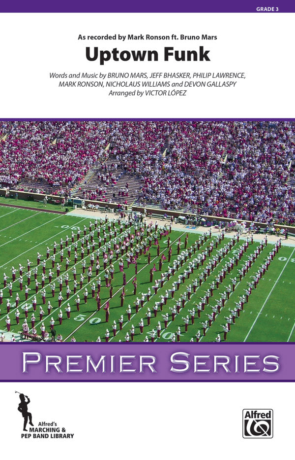 Uptown Funk: Baritone B.C. Sheet Music Preview
