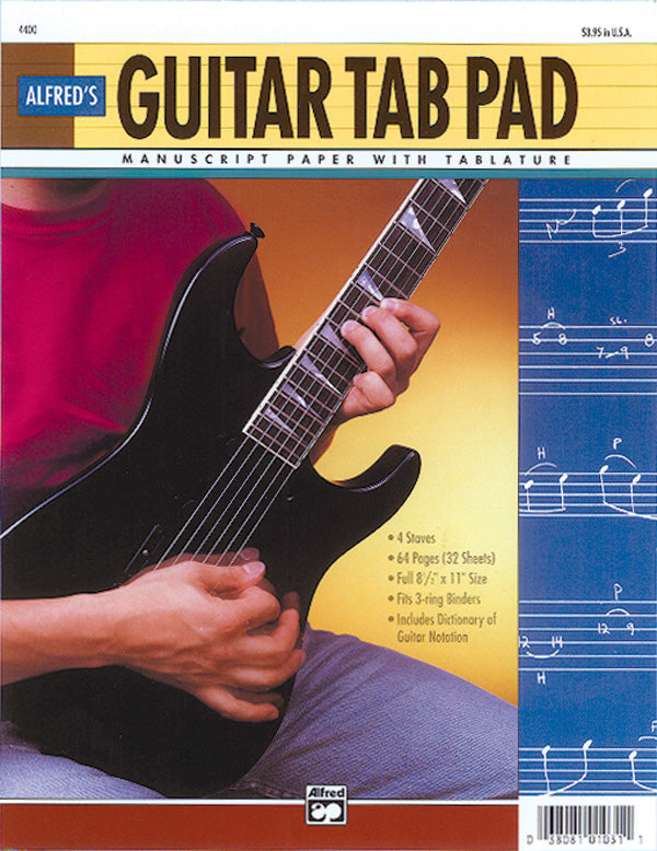 Guitar TAB Pad (8.5" x 11") Cover Image