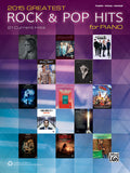 2015 Greatest Rock & Pop Hits for Piano Cover Image