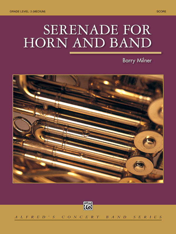 Serenade for Horn and Band: Cymbals Sheet Music Preview