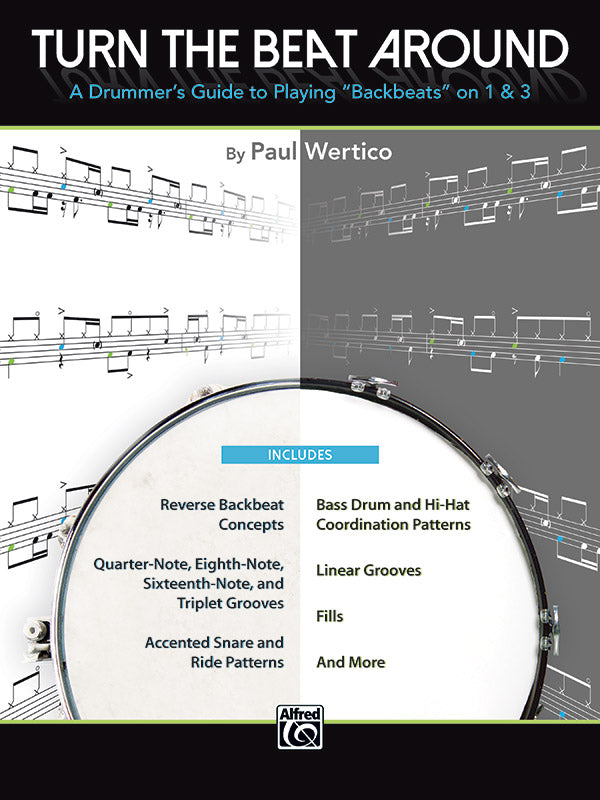 Turn the Beat Around: A Drummer's Guide to Playing "Backbeats" on 1 & 3 Sheet Music Preview