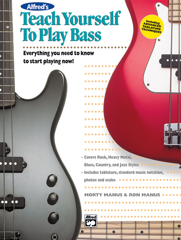 Alfred's Teach Yourself to Play Bass Cover Image