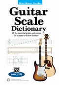 Mini Music Guides: Guitar Scale Dictionary Cover Image
