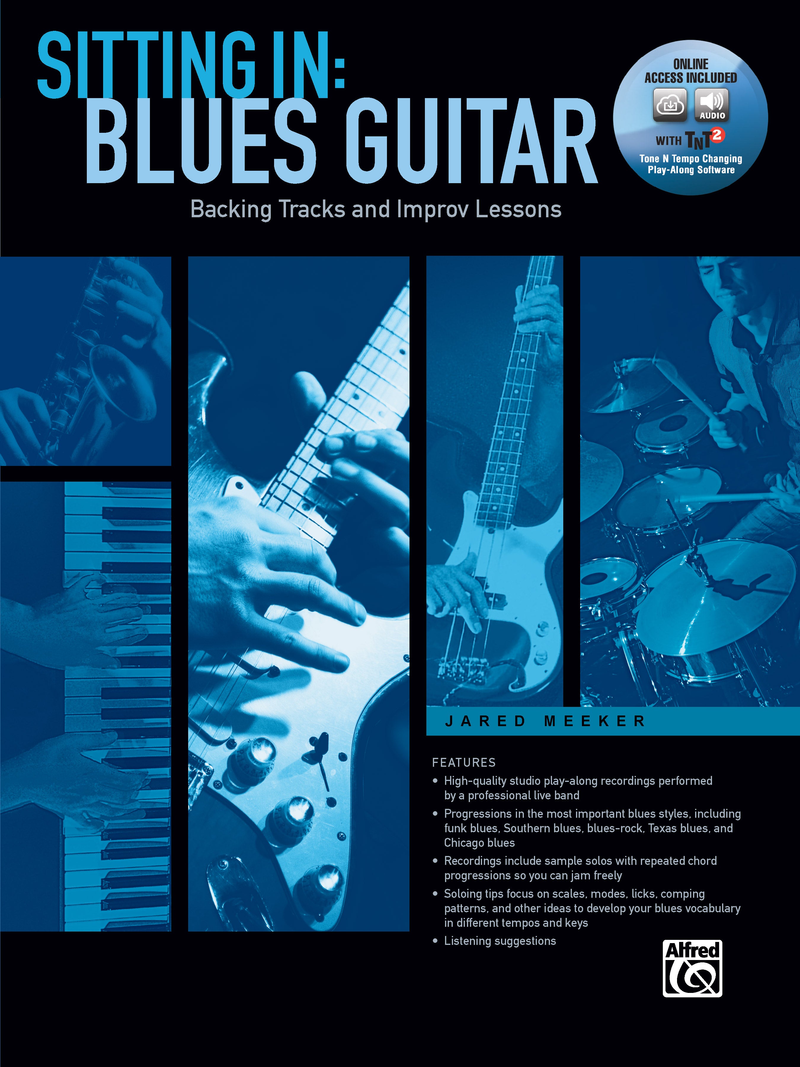 Sitting In: Blues Guitar Cover Image