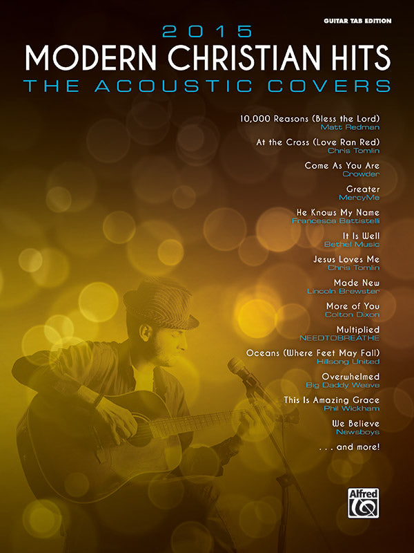 2015 Modern Christian Hits: The Acoustic Covers Sheet Music Preview