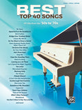 Best Top 40 Songs: '50s to '70s Cover Image