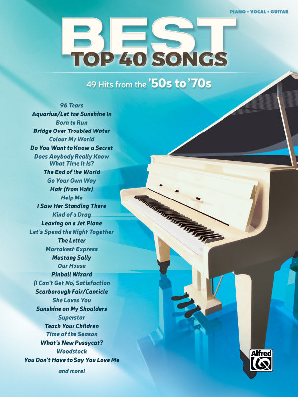Best Top 40 Songs: '50s to '70s Cover Image
