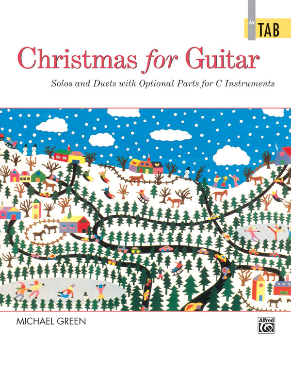 Christmas for Guitar: In TAB: Solos and Duets with Optional Parts for C Instruments Sheet Music Preview