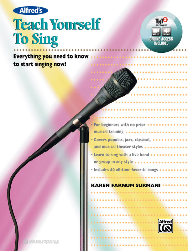 Alfred's Teach Yourself to Sing Cover Image