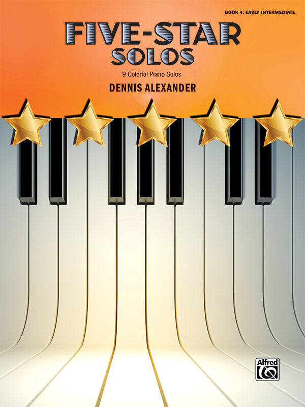 Five-Star Solos, Book 4: 9 Colorful Piano Solos Sheet Music Preview