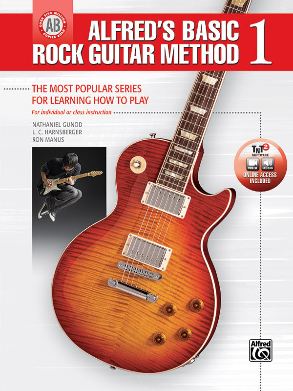 Alfred's Basic Rock Guitar Method 1 Cover Image