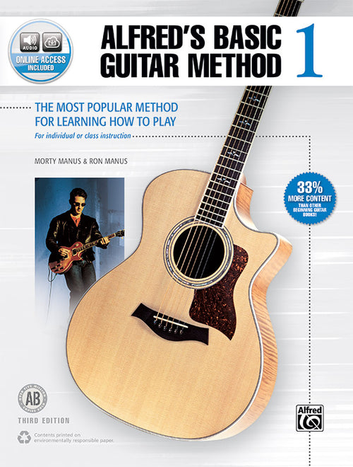 Alfred's Basic Guitar Method 1 (Third Edition) Cover Image