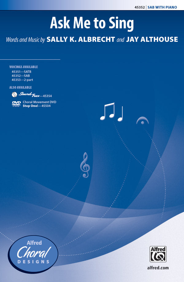 Ask Me to Sing Sheet Music Preview