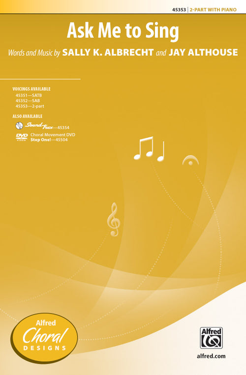 Ask Me to Sing Sheet Music Preview