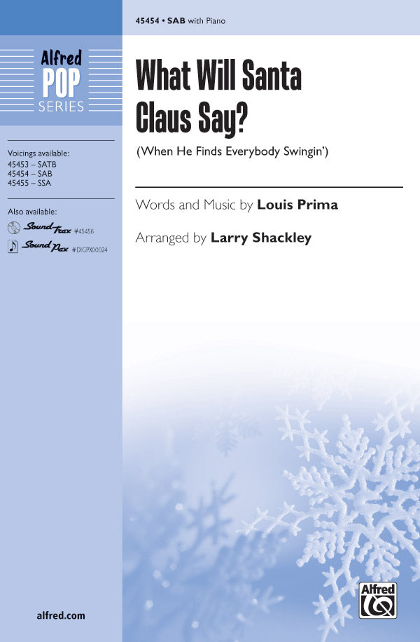 What Will Santa Claus Say? Cover Image