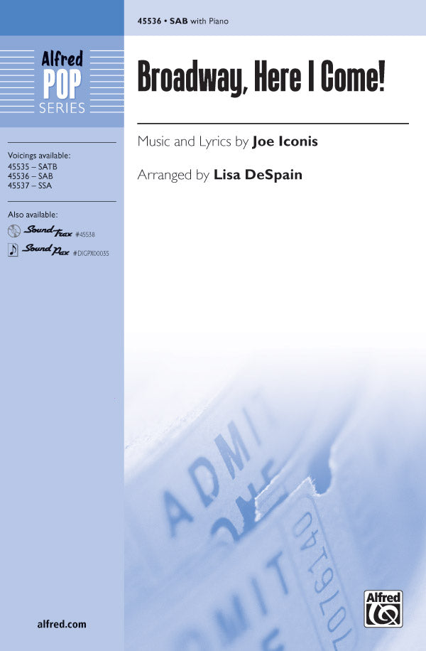 Broadway, Here I Come! Cover Image
