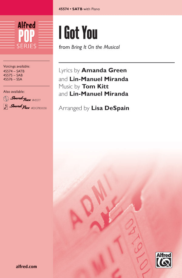 I Got You Sheet Music Preview