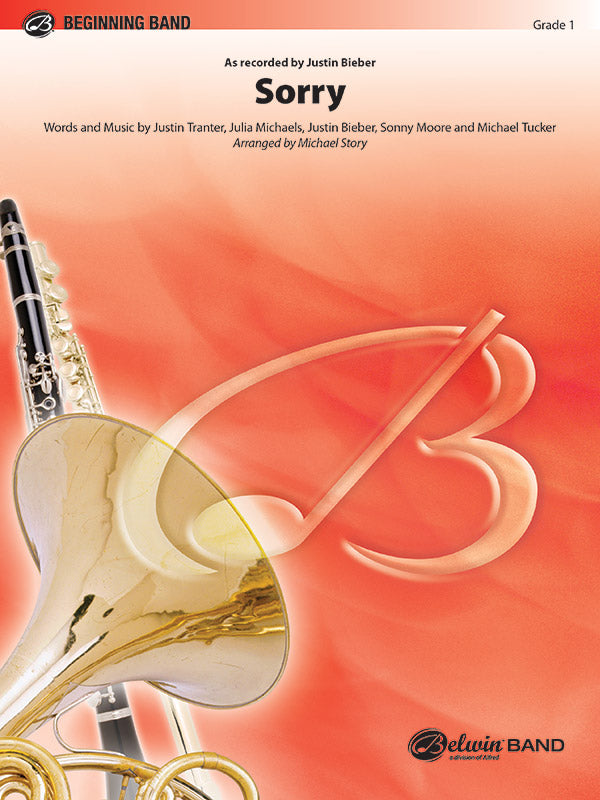 Sorry: 1st Percussion Sheet Music Preview