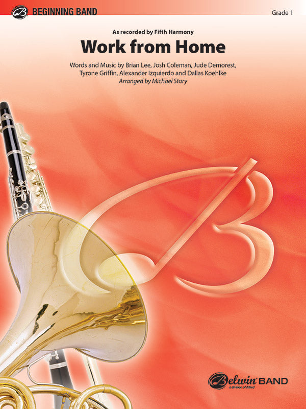 Work from Home: 1st Percussion Sheet Music Preview