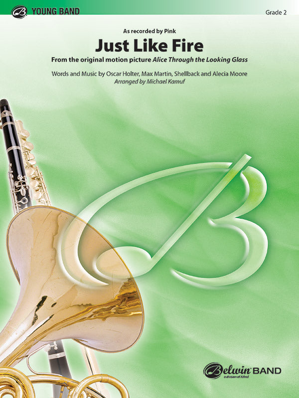 Just Like Fire: Oboe Sheet Music Preview