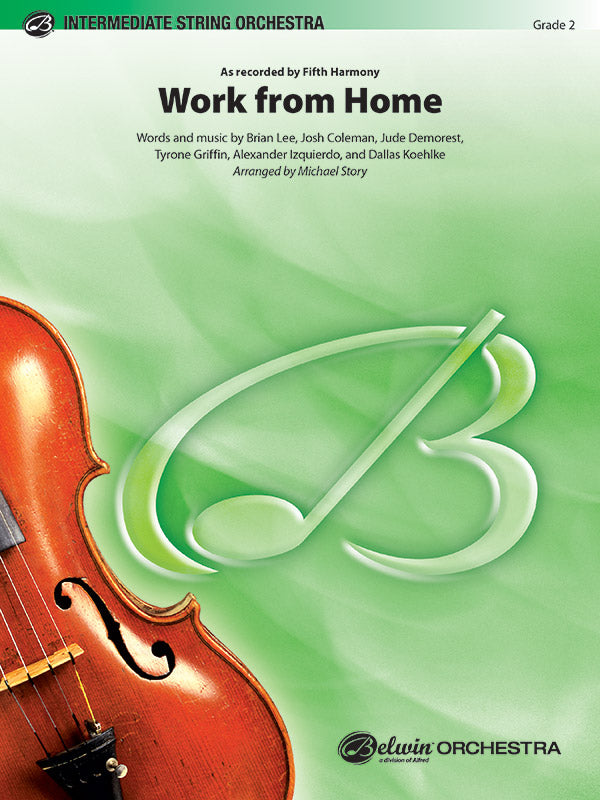 Work from Home: 1st Percussion Sheet Music Preview