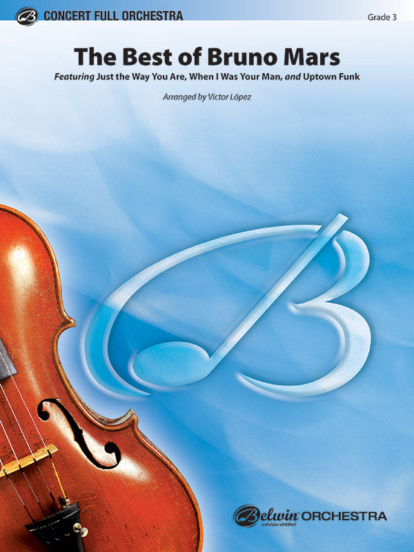 The Best of Bruno Mars: 1st Percussion Sheet Music Preview