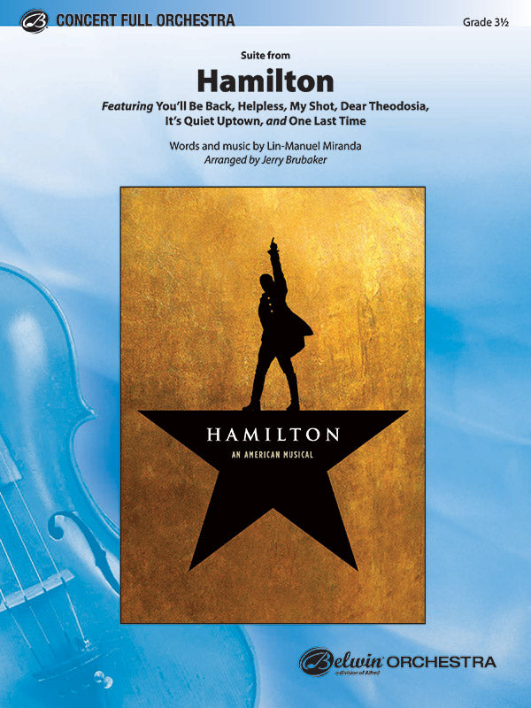 Hamilton, Suite from: 2nd Percussion Sheet Music Preview
