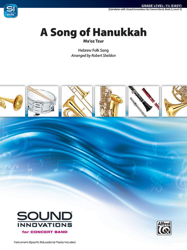 A Song of Hanukkah: 2nd B-flat Clarinet Sheet Music Preview