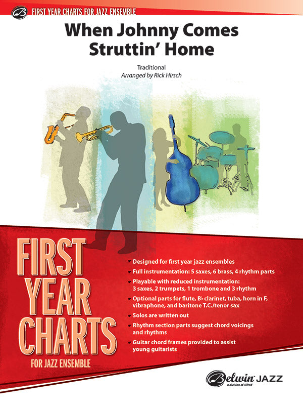 When Johnny Comes Struttin' Home: 2nd B-flat Trumpet Sheet Music Preview