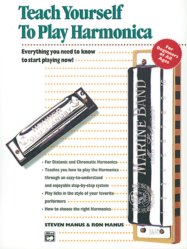 Alfred's Teach Yourself to Play Harmonica Cover Image