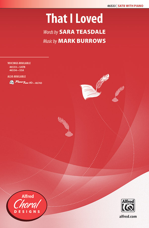 That I Loved Sheet Music Preview