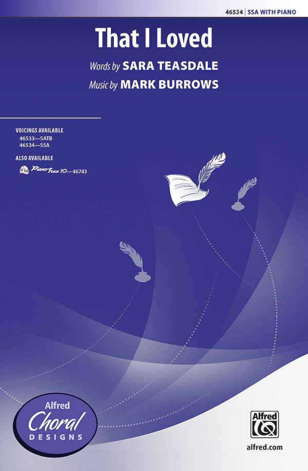 That I Loved Sheet Music Preview
