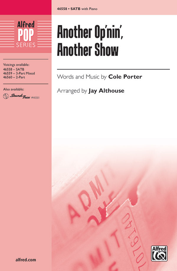 Another Op'nin', Another Show Sheet Music Preview