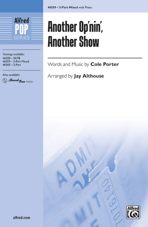 Another Op'nin', Another Show Sheet Music Preview