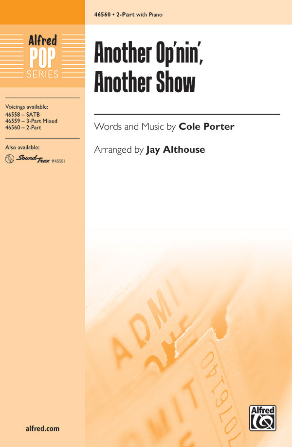 Another Op'nin', Another Show Sheet Music Preview