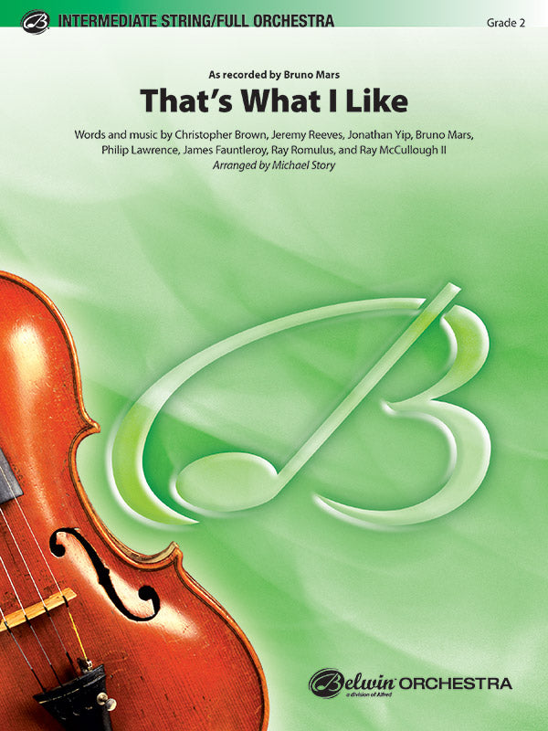 That's What I Like: 1st Percussion Sheet Music Preview