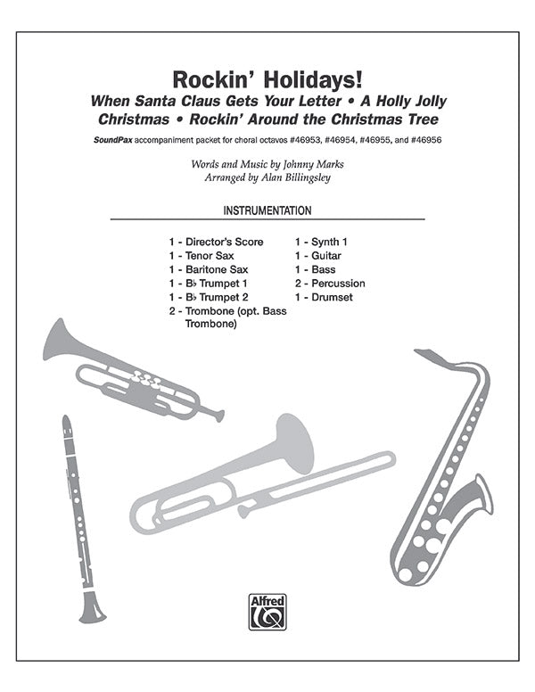 Rockin' Holidays!: B-flat Tenor Saxophone Sheet Music Preview