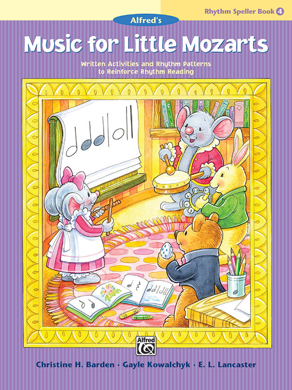 Music for Little Mozarts: Rhythm Speller, Book 4 Cover Image